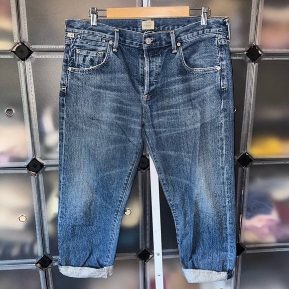 Citizens of Humanity Emerson Crop Slim Boyfriend Jeans Women's 31 - Picture 1 of 14
